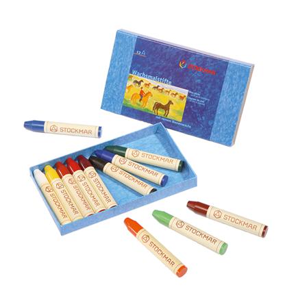 Stick Crayons Stockmar 12 coul bte de carton 85031200