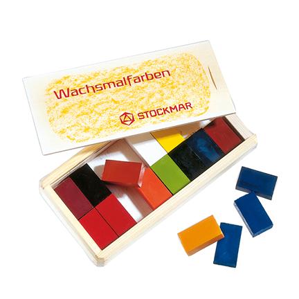 Blocs de cire Stockmar 16 couleurs bte de Bois 85035500