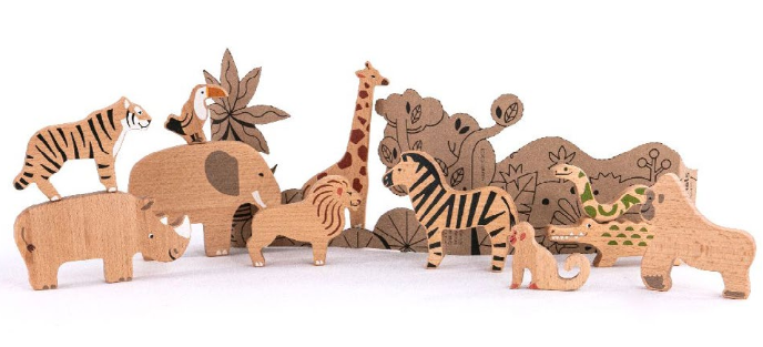 Animaux de la Jungle 11 Figures -B25230