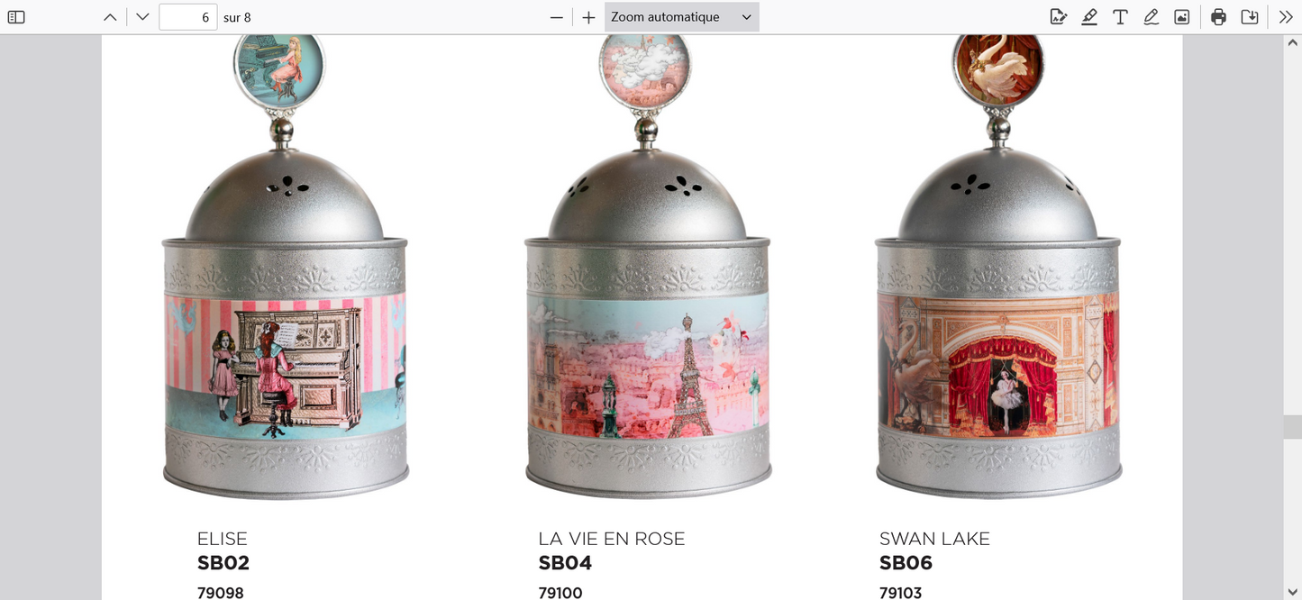 Boîte à Musique Secret Box - Elise