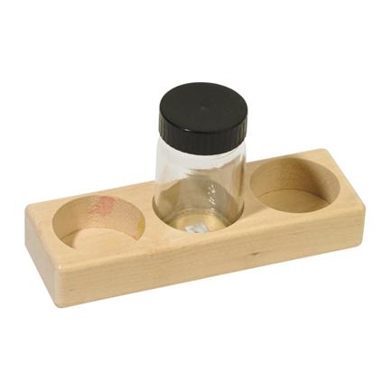 Base en Bois pour 3 Pots Aquarelle  2591501