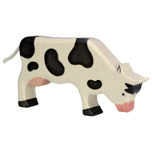 Vache Noire-Blanche Broutant