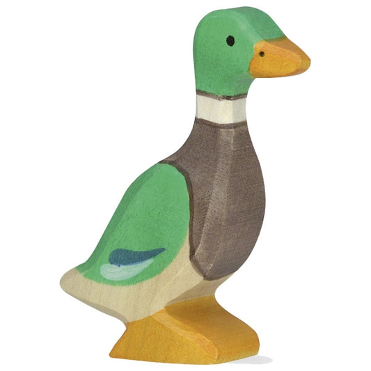 Canard Vert-Gris Debout #80021