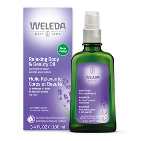 Huile Relaxante Corps et Beautée Lavande Weleda