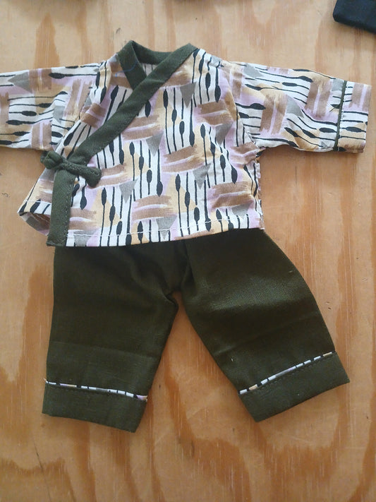 Habit Poupée 28cm Chemise-Pantalon