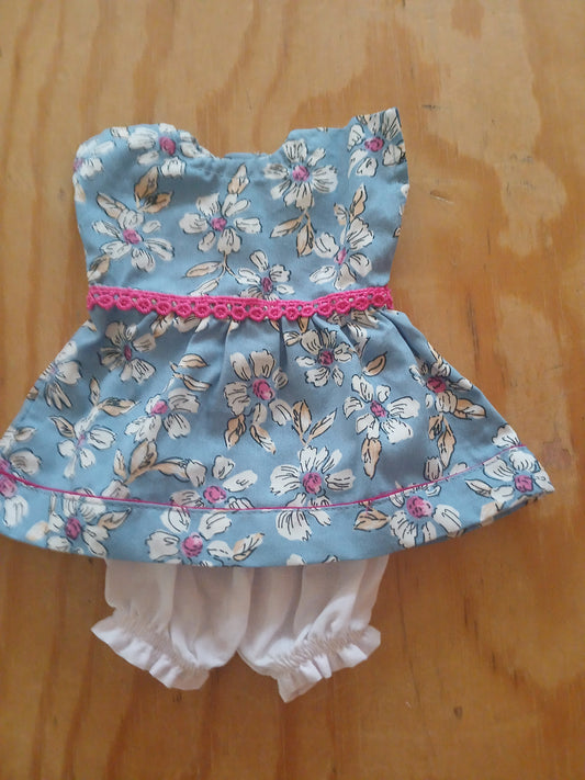 Habit Poupée 36cm- Robe Manche Courte - Culotte