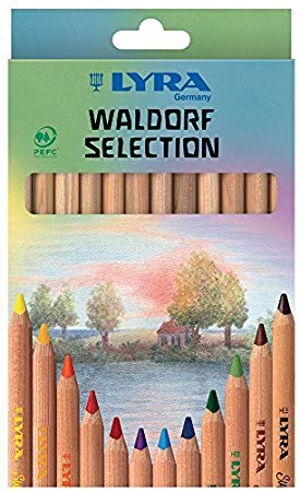 Crayons Super Ferby 12 Waldorf Selection -Lyra