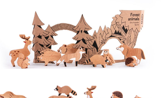 Animaux de la Forêt 10 Figures -B25240