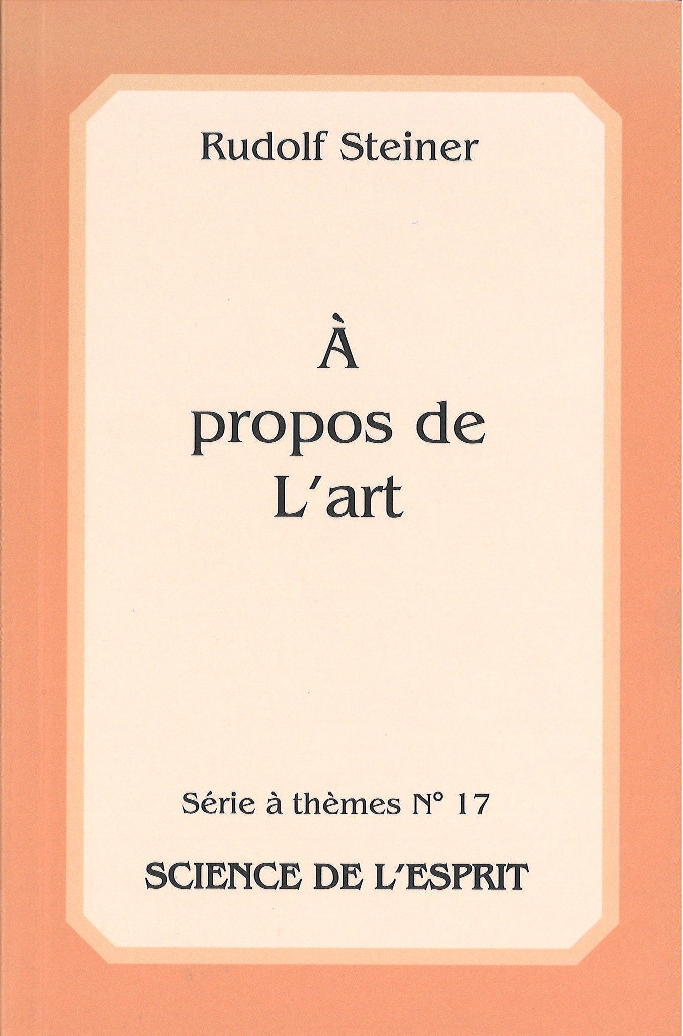 A Propos de l`Art- R Steiner