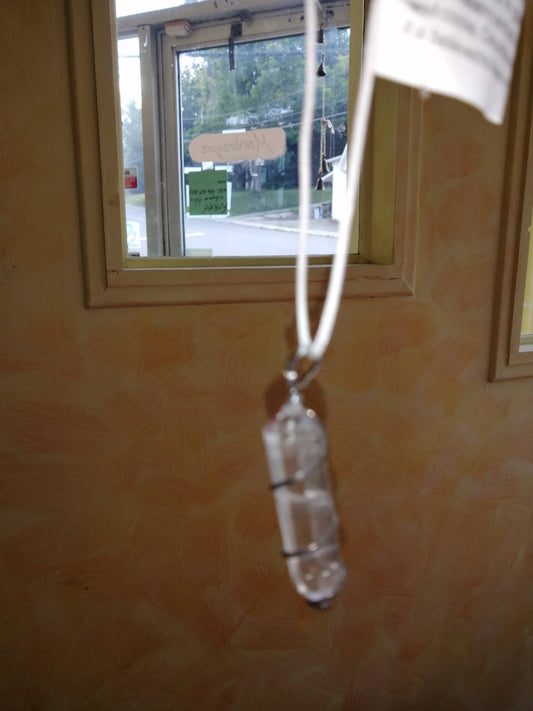 Pendantif Quartz Silver Twist