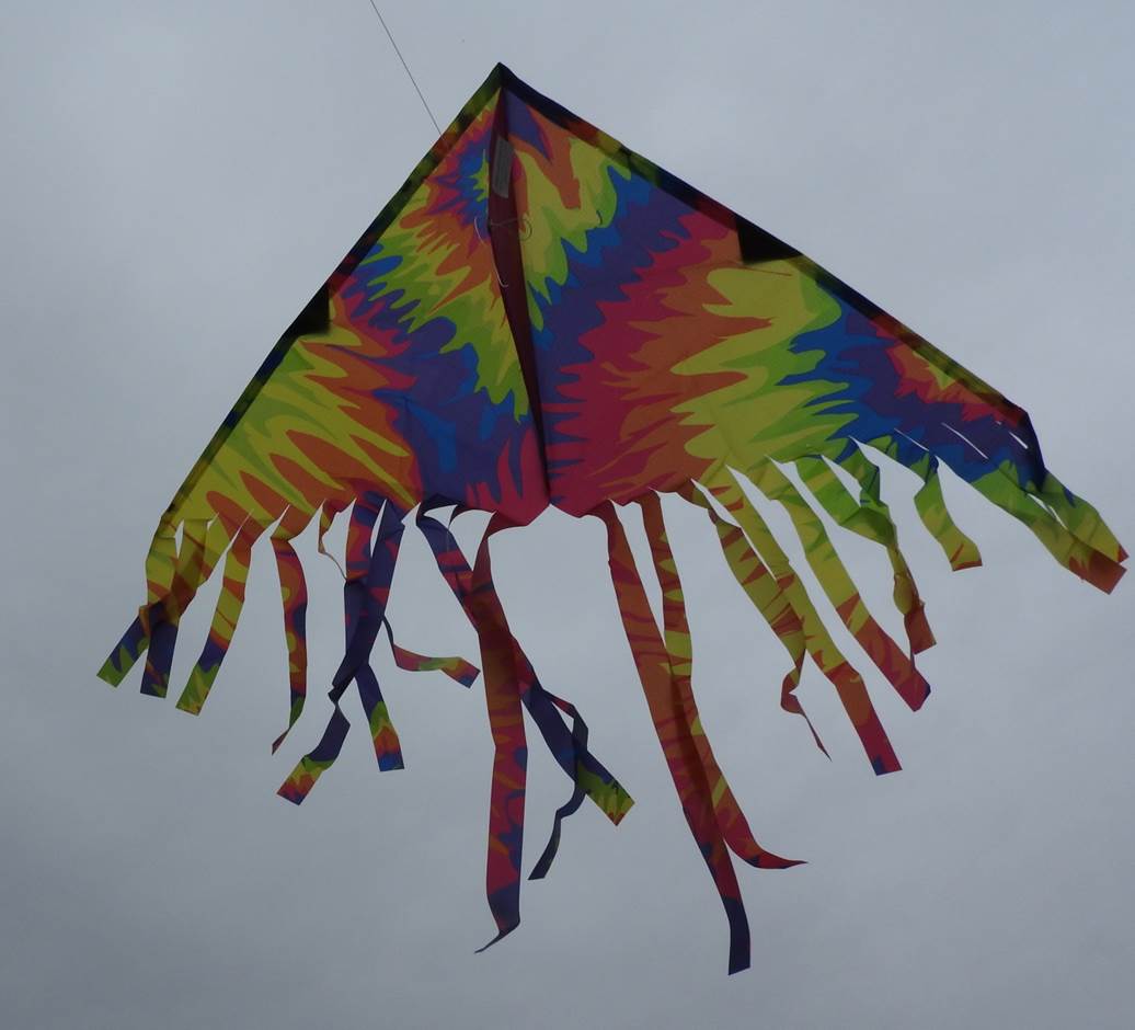 Cerf  Volant Fun Flyer- Tie Dye 32x14pouces