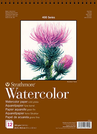 Papier Aquarelle Strathmore  10 feuilles